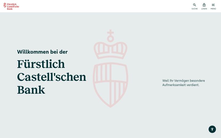 Screenshot of castell-bank.de
