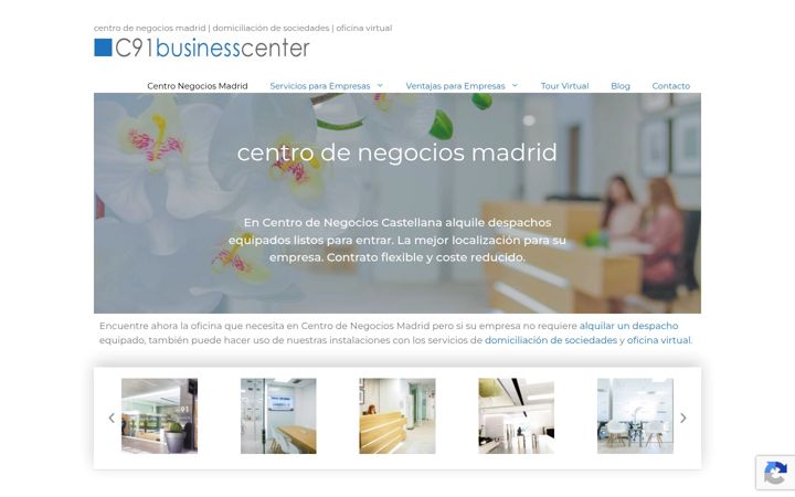 Screenshot of castellana91.es