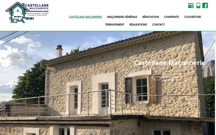 Screenshot of castellane-maconnerie.fr