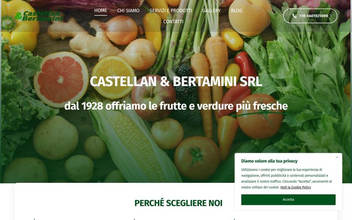 Screenshot of castellanebertamini.it