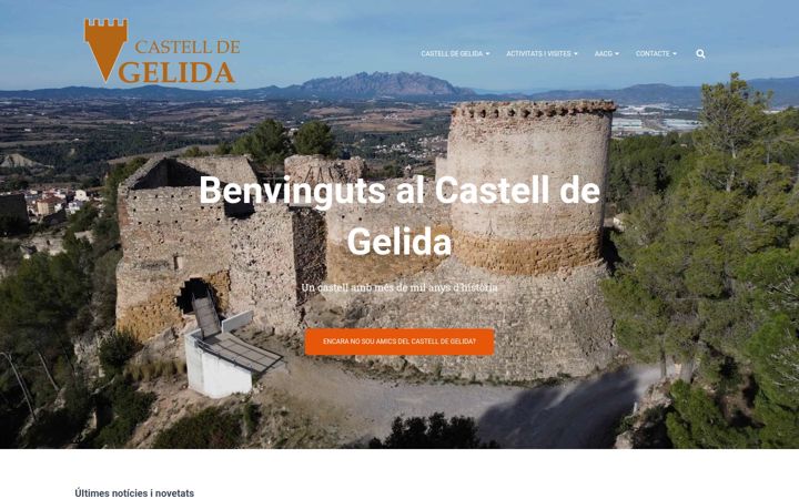 Skjámynd af castellgelida.org
