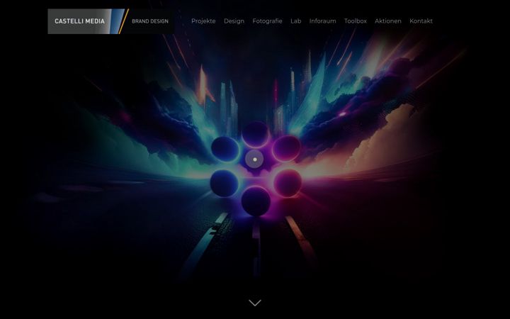 Screenshot of castelli-media.de