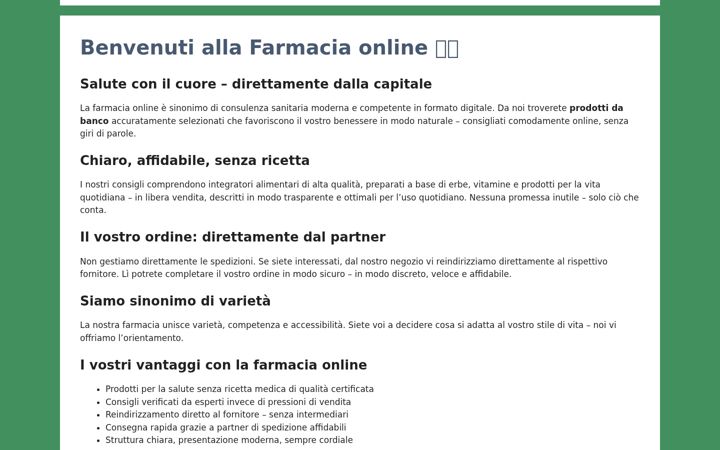 Screenshot of castellifarmacia.it