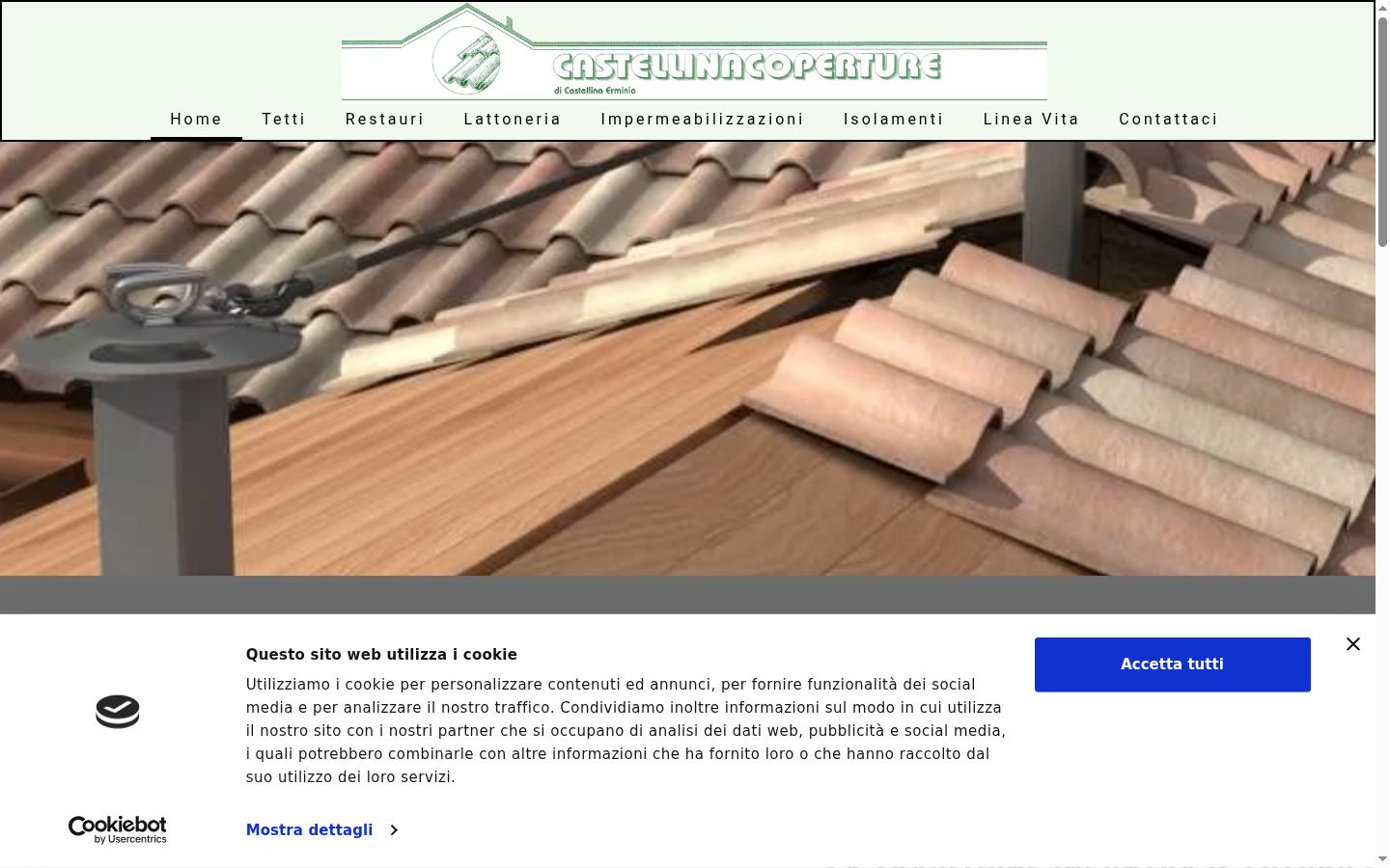 Screenshot des Einwilligungsbanners vor jeglicher Interaktion