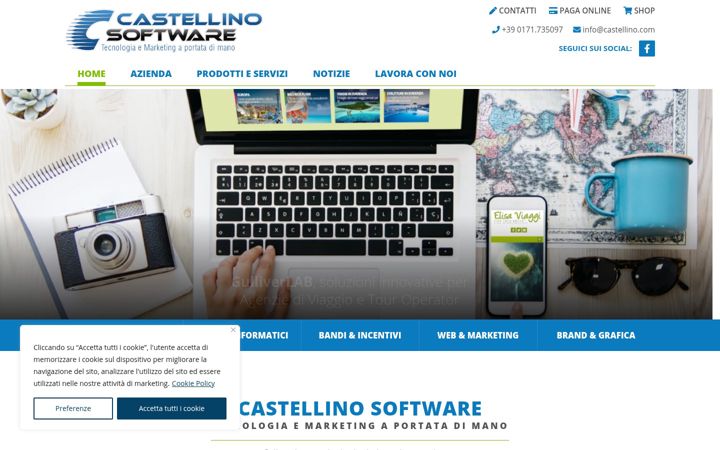 Screenshot of castellino.com