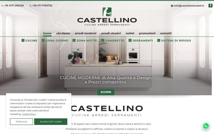 Screenshot of castellinomobili.it