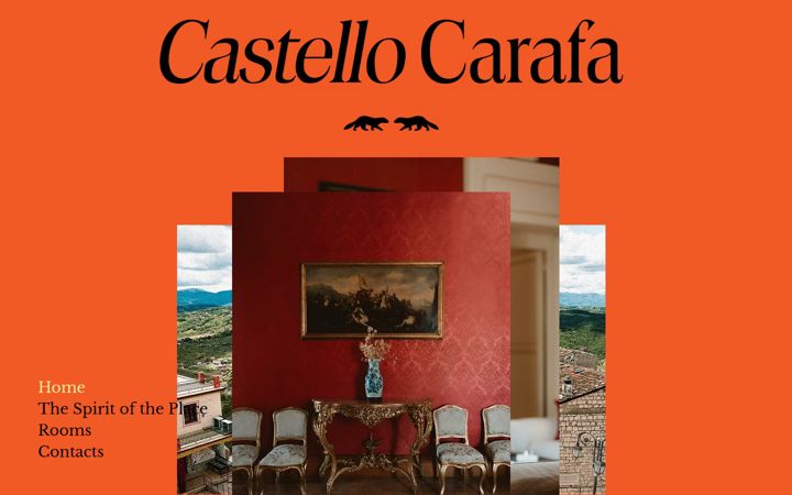Screenshot of castellocarafa.com