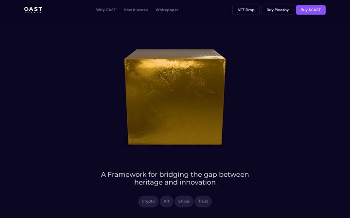 Screenshot of castellocoin.com