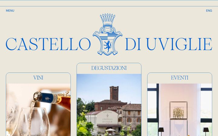 Screenshot of castellodiuviglie.com