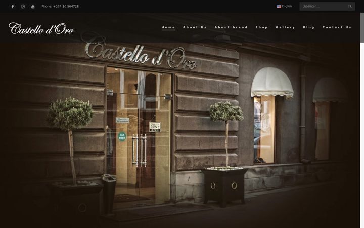 Screenshot of castellodoro.am