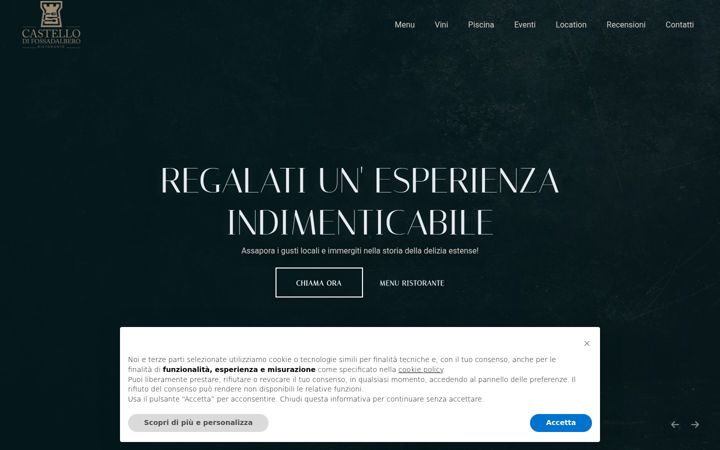 Screenshot of castellofossadalbero.it