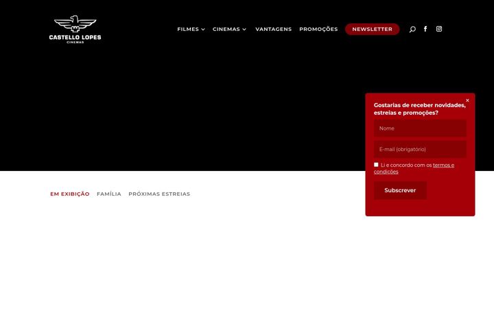 Posnetek zaslona castellolopescinemas.pt