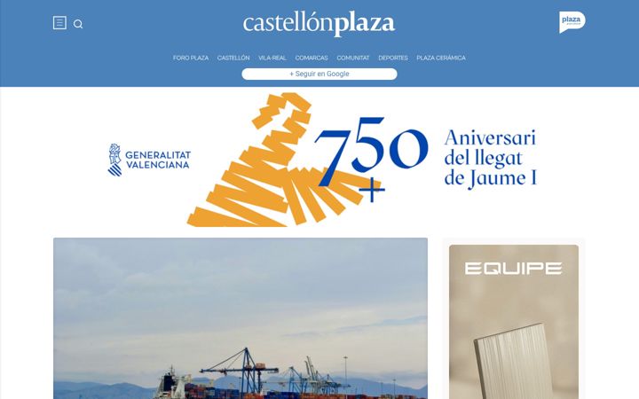 Screenshot of castellonplaza.com