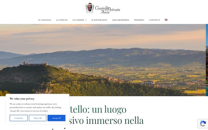 Screenshot of castellopetrata.com