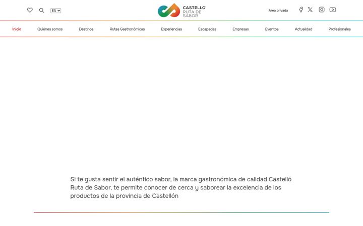Screenshot of castellorutadesabor.es