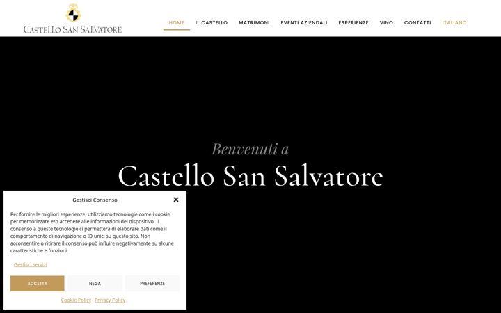 Screenshot di castellosansalvatore.it