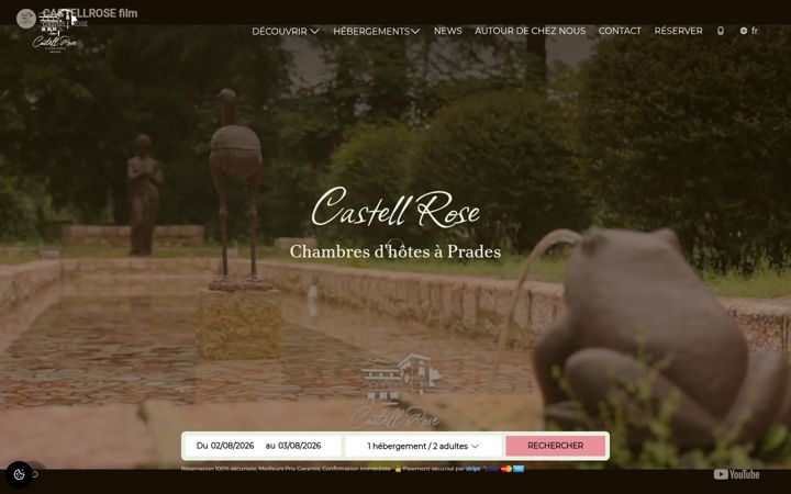 Screenshot of castellrose-prades.com