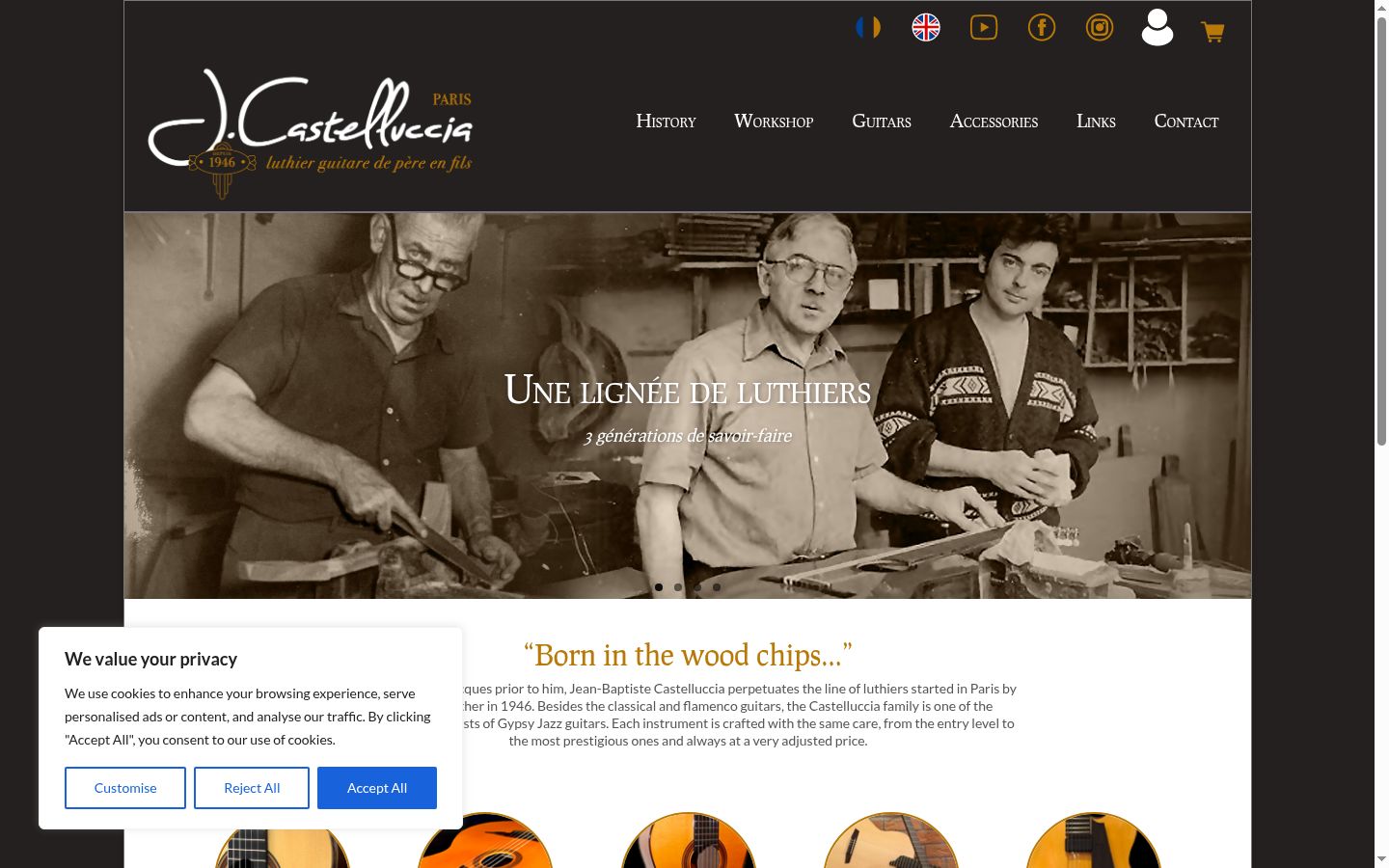 Képernyőkép a bármilyen interakció előtt megjelenő hozzájárulási bannerről