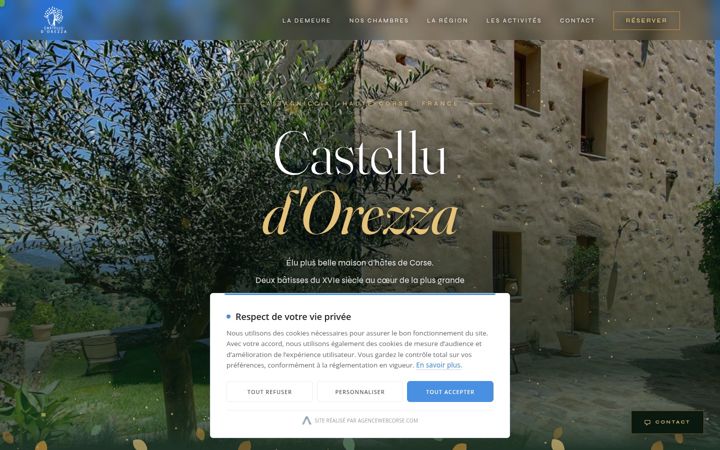 Screenshot of castelludorezza.com