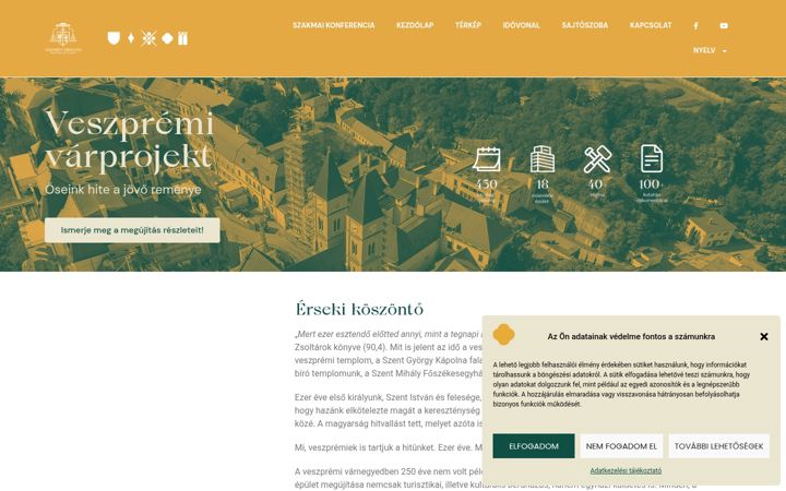 Screenshot ta' castellum.hu