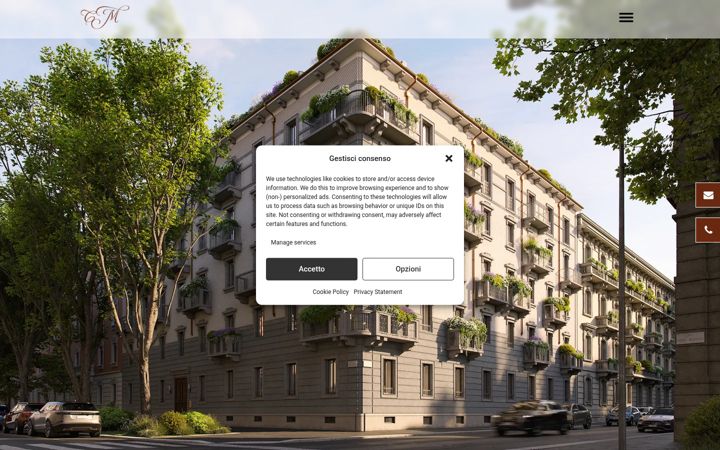 Screenshot of castelmorrone5.it