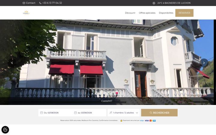 Screenshot of castelmt.fr