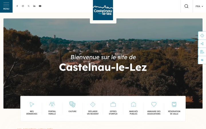 Screenshot of castelnau-le-lez.fr