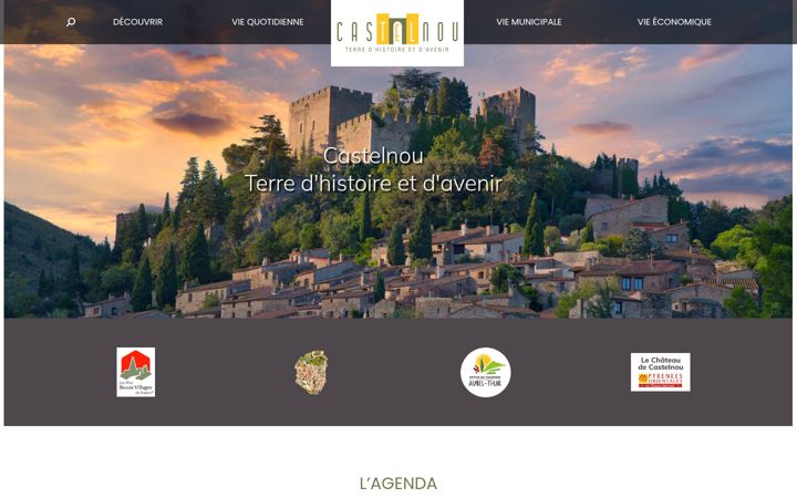 Screenshot of castelnou.fr