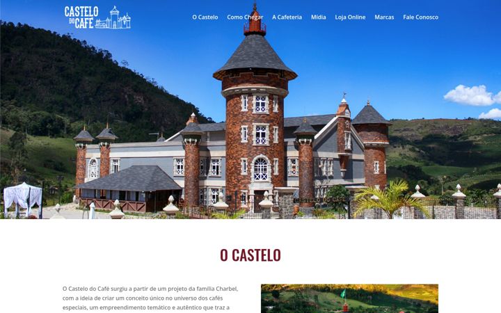 Screenshot of castelodocafe.com.br