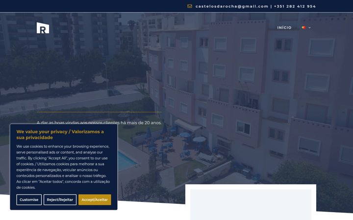 Screenshot di castelosdarocha.net