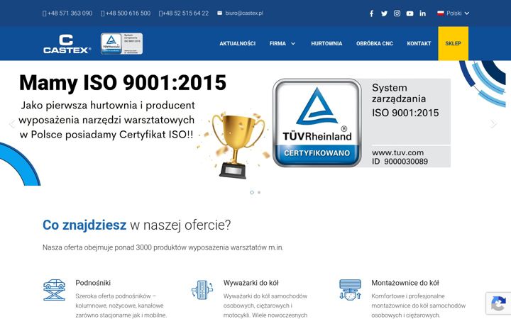 Screenshot of castex.pl