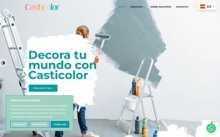 Screenshot of casticolor.es