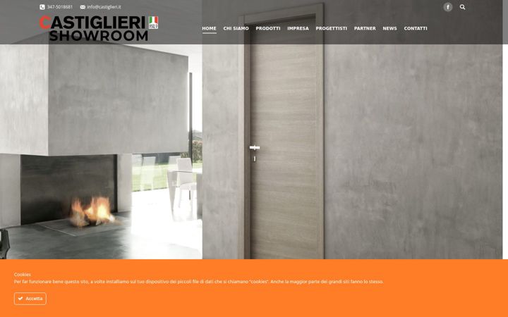Screenshot of castiglieri.it