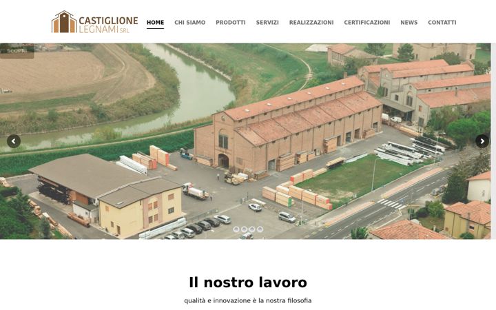Screenshot of castiglionelegnami.it
