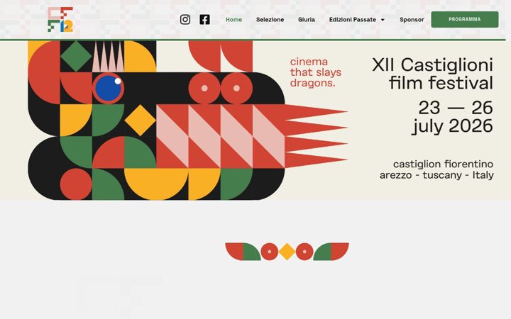 Screenshot of castiglionifilmfestival.it