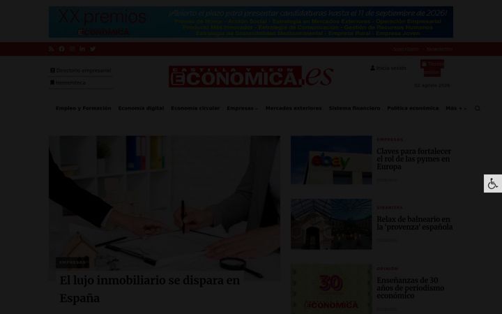Screenshot of castillayleoneconomica.es
