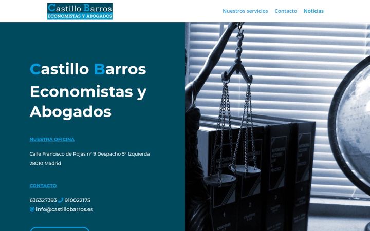Screenshot of castillobarros.es