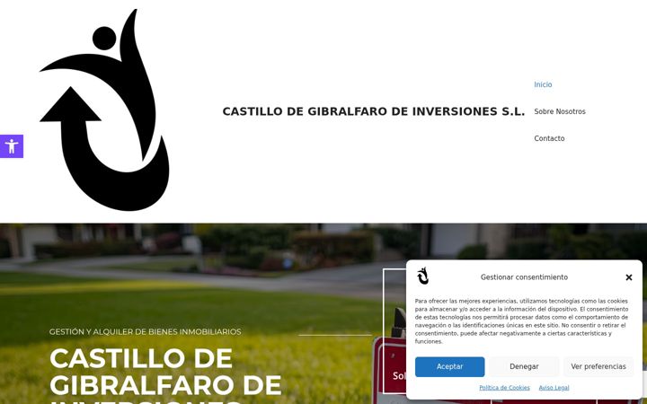 Screenshot of castillodegibralfaro.net