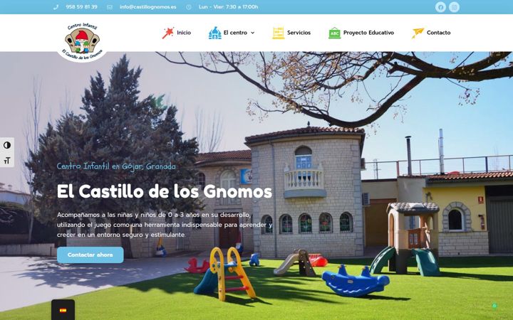 Screenshot του castillognomos.es