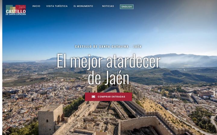 Screenshot of castillosantacatalina.es