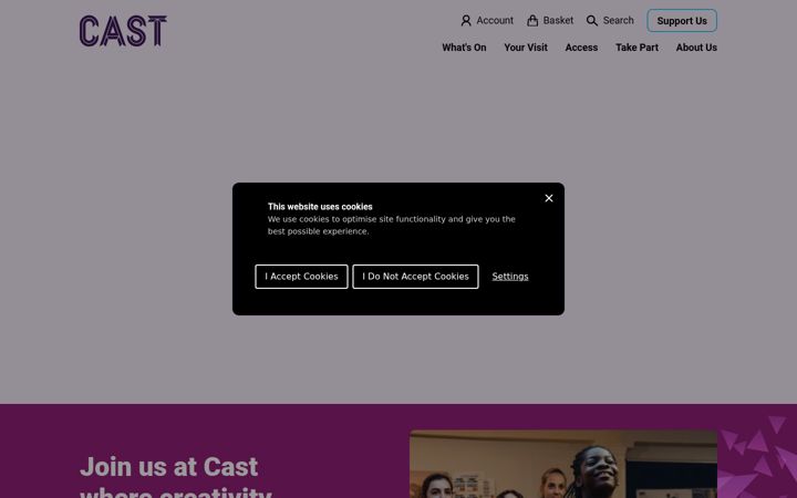 Screenshot of castindoncaster.com