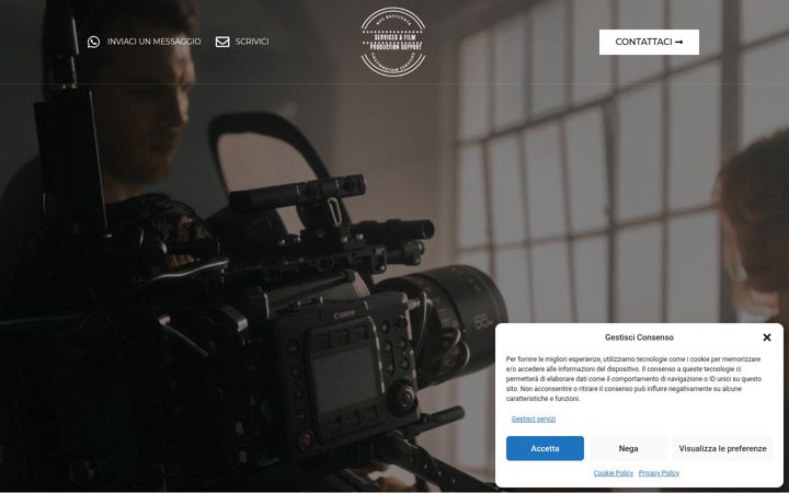 Screenshot of castingfilmservicesnvs.basilicata.it