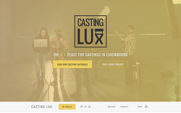 Screenshot of castinglux.com