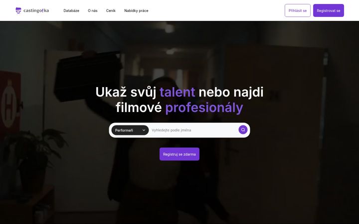 Screenshot of castingofka.cz