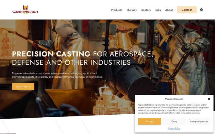 Screenshot of castingpar.com
