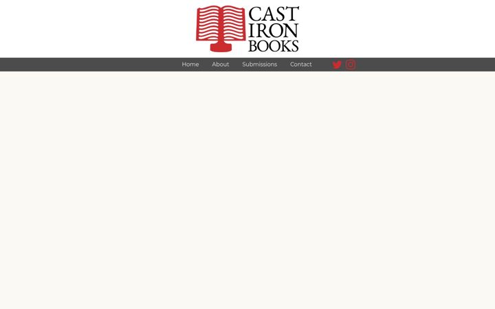 Screenshot of castironbooks.com
