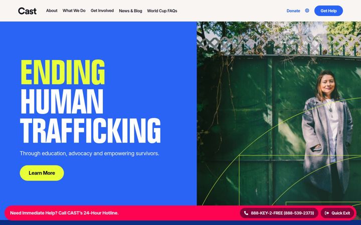 Screenshot of castla.org