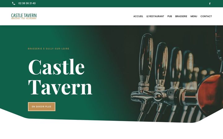 Skærmbillede af castle-tavern.fr