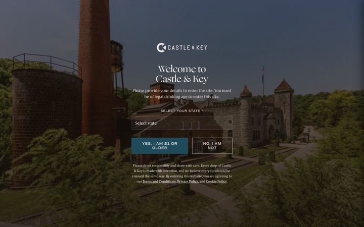 Screenshot of castleandkey.com