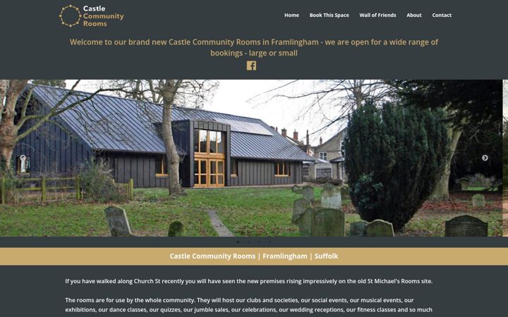 Screenshot of castlecommunityrooms.co.uk